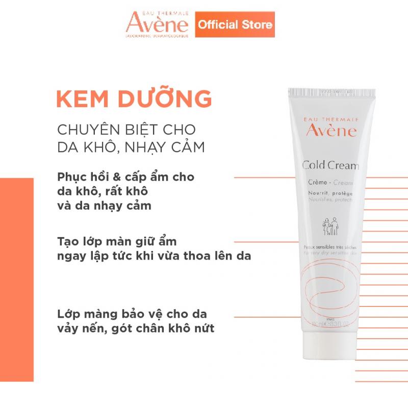 Kem dưỡng ẩm cho da khô Avene Cold Cream