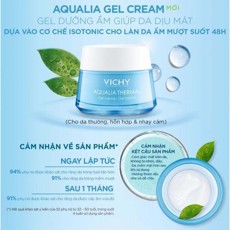 Kem dưỡng ẩm dành cho da khô, da thường Vichy Aqualia Thermal Light