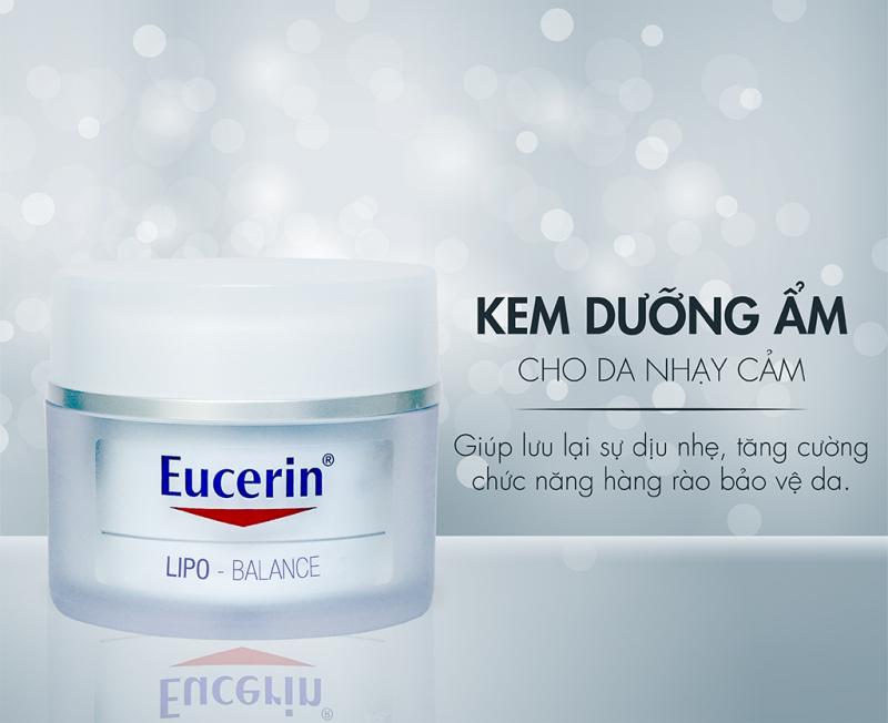 Kem dưỡng ẩm cho da khô và nhạy cảm Eucerin Lipo Balance