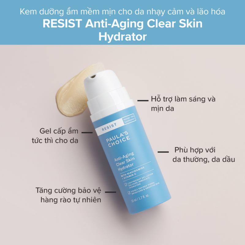 Kem dưỡng ẩm Paula's Choice Resist Anti Aging Clear Skin Hydrator