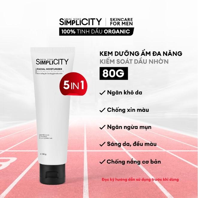 Kem dưỡng ẩm cho nam 5 in 1 Men Stay Simplicity Facial Moisturizer