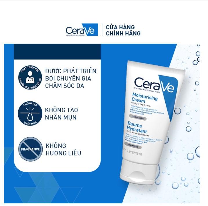 Kem dưỡng ẩm dành cho da khô Cerave Moisturizing Cream