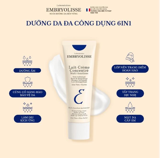 Kem dưỡng ẩm Embryolisse Lait Creme Concentre