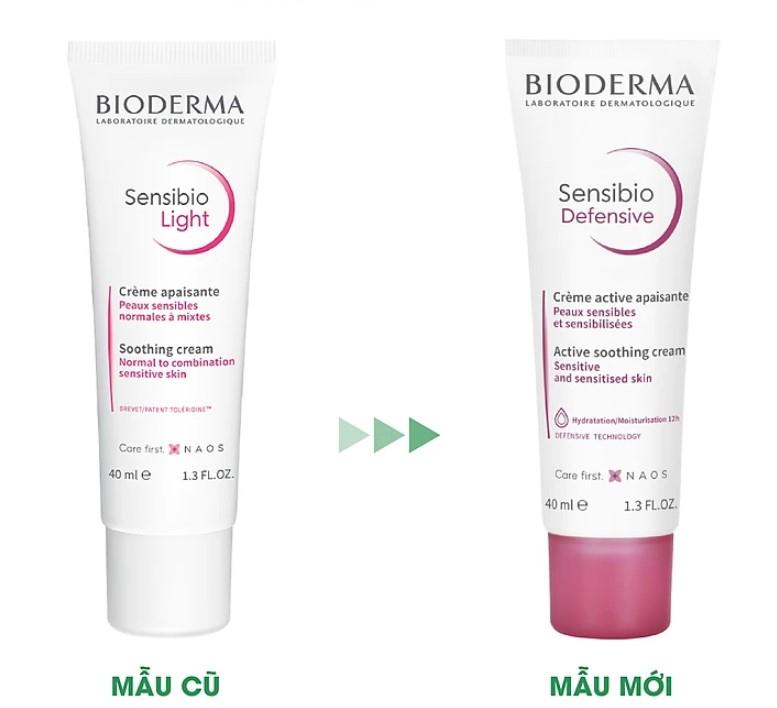 Kem dưỡng ẩm làm dịu da Bioderma Sensibio Light - 40ml