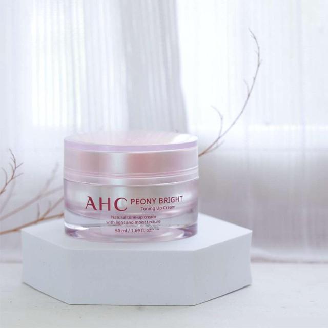 Kem dưỡng ẩm làm sáng da AHC Peony Bright Toneup Cream 50ml