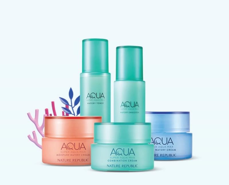 Kem dưỡng ẩm  Nature Republic Super Aqua Max Fresh Watery Cream