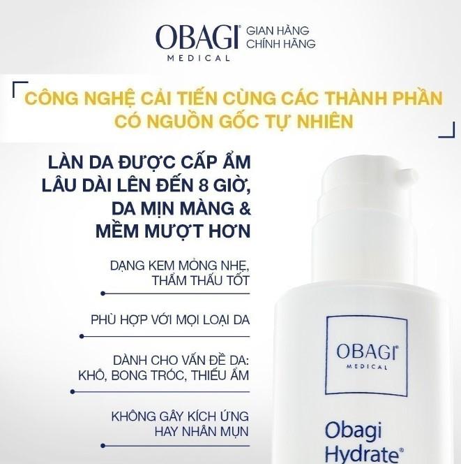 Kem dưỡng ẩm Obagi Hydrate Facial Moisturizer