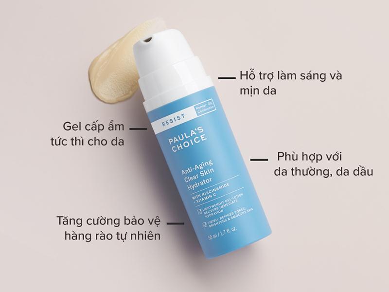 Kem dưỡng ẩm Paula's Choice Resist Anti Aging Clear Skin Hydrator