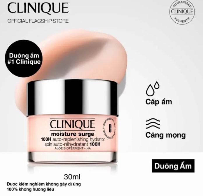 Kem dưỡng ẩm tức thì Clinique Moisture Surge 100h Auto - Replenishing Hydrator - Moisturizer