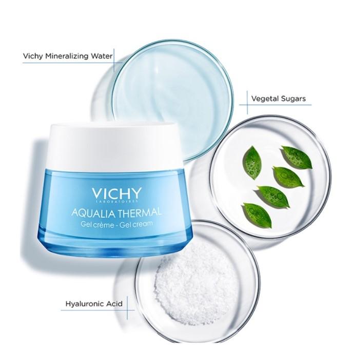 Kem dưỡng ẩm và cung cấp nước dạng gel Vichy Aqualia Thermal Cream-Gel