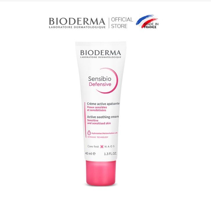 Kem dưỡng ẩm và làm dịu da, dành cho da nhạy cảm Bioderma Sensibio Defensive