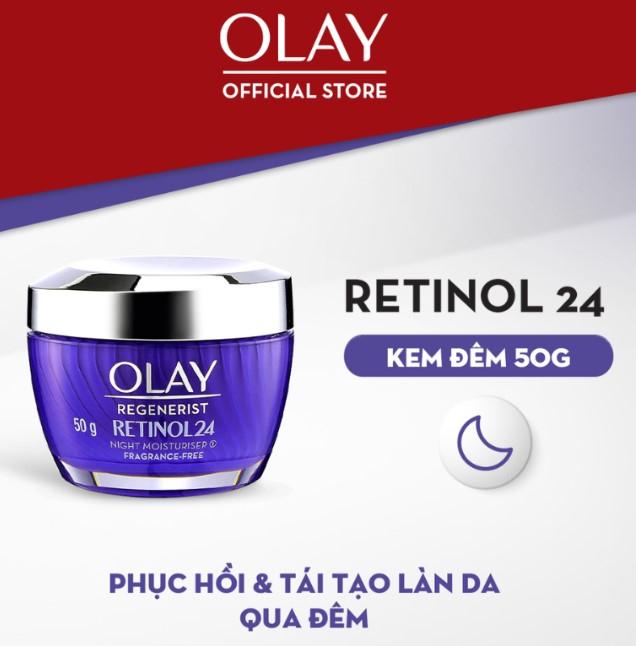 Kem dưỡng ban đêm tái tạo da Olay Retinol 24