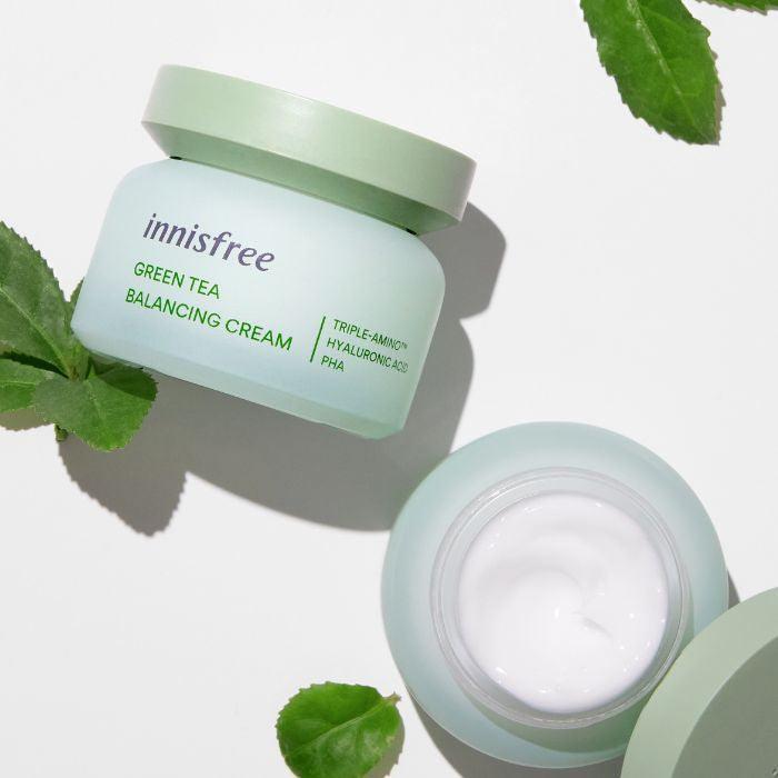 Kem dưỡng cân bằng độ ẩm innisfree Green Tea Balancing Cream Ex