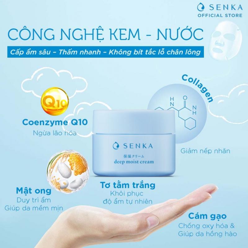 Kem dưỡng cấp ẩm Senka Deep Moist Cream