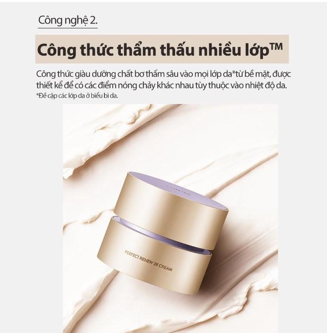 Kem dưỡng chống lão hóa Laneige Perfect Renew 3X Cream