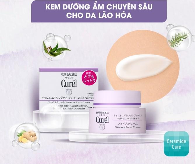 Kem dưỡng Curél Aging Care Series Moisture Facial Cream