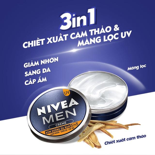 Kem dưỡng da nam Nivea Men Creme 3 trong 1