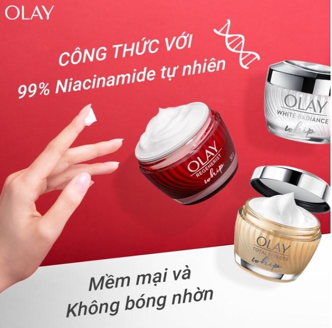 Kem dưỡng da ngăn ngừa lão hóa da Olay Regenerist Whip