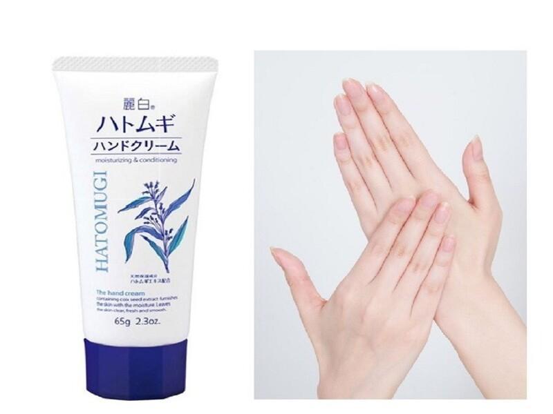Kem dưỡng da tay mềm mịn Hatomugi Moisturizing & Conditioning The Hand Cream