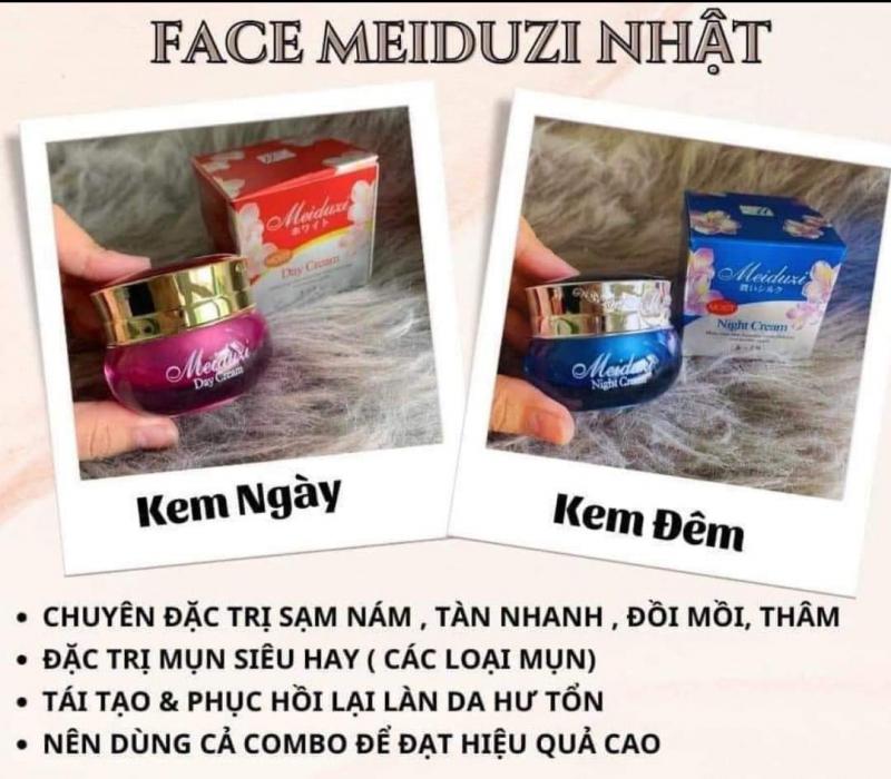 Kem dưỡng da và mờ nám Meduzi