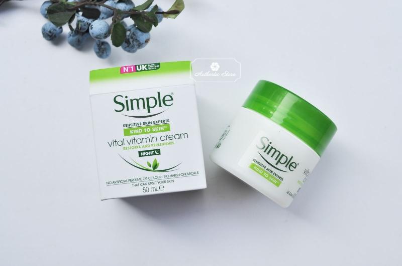 Kem Dưỡng Đêm Simple Kind To Skin Vital Vitamin