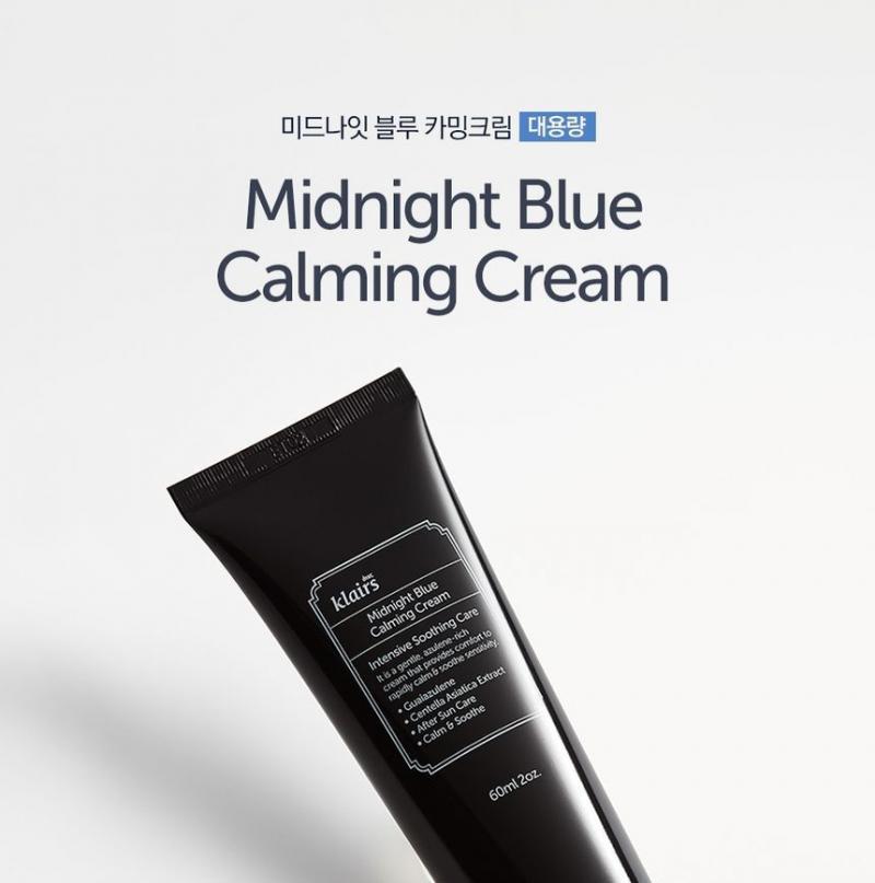 Kem dưỡng dịu da Dear, Klairs Midnight Blue Calming Cream 60ml