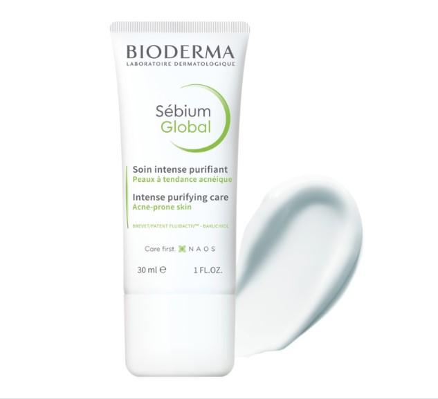 Kem dưỡng giảm mụn chuyên sâu cho da mụn nhẹ đến vừa Bioderma Sébium Global