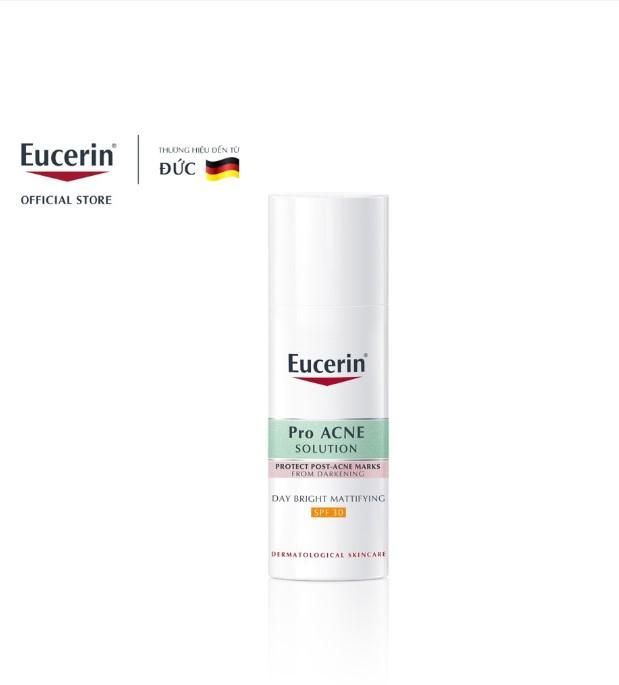 Kem dưỡng giảm mụn và chống nắng Eucerin Day Bright Mattifying SPF30