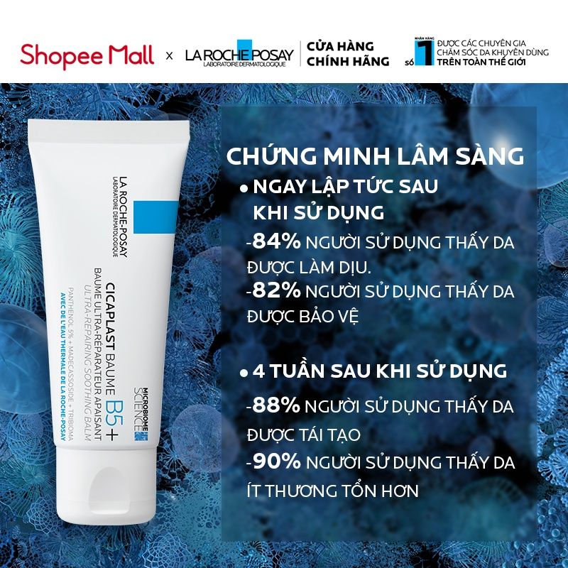 Kem dưỡng hỗ trợ làm dịu & phục hồi da La Roche-Posay Cicaplast Baume B5+