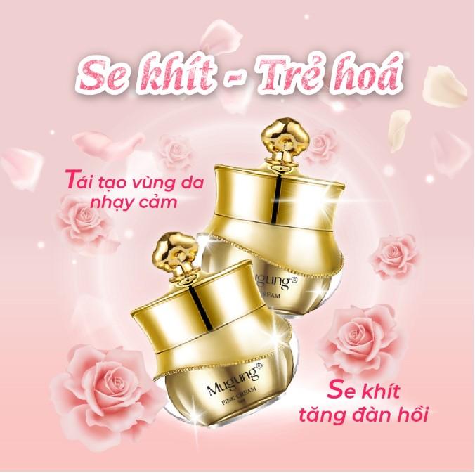 Kem dưỡng hỗ trợ làm hồng nhũ hoa Mugung Pink Cream