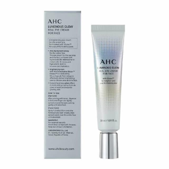 Kem dưỡng mắt AHC Luminous Glow Eye Cream for Face