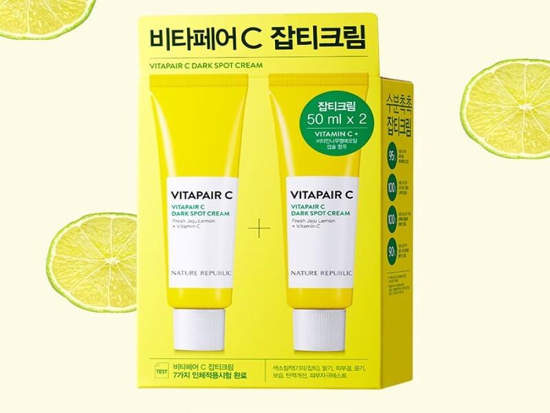 Kem dưỡng mờ thâm, sáng da Hàn Quốc Nature Republic Vitapair C Gel Cream