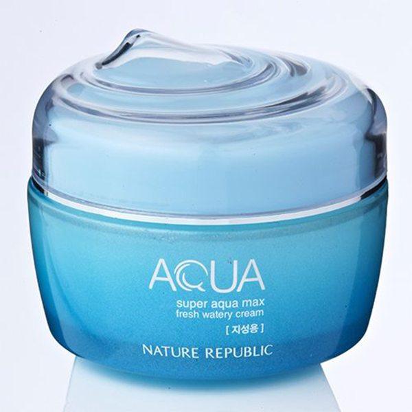 Kem dưỡng ẩm Nature Republic Super Aqua Max Fresh Watery Cream