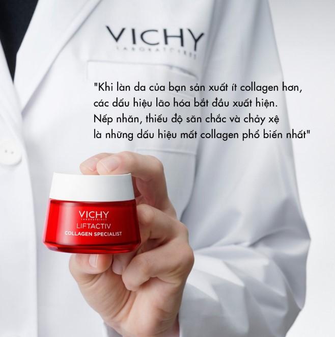 Kem dưỡng ngăn ngừa lão hóa, làm săn chắc da Vichy Liftactiv Collagen Specialist