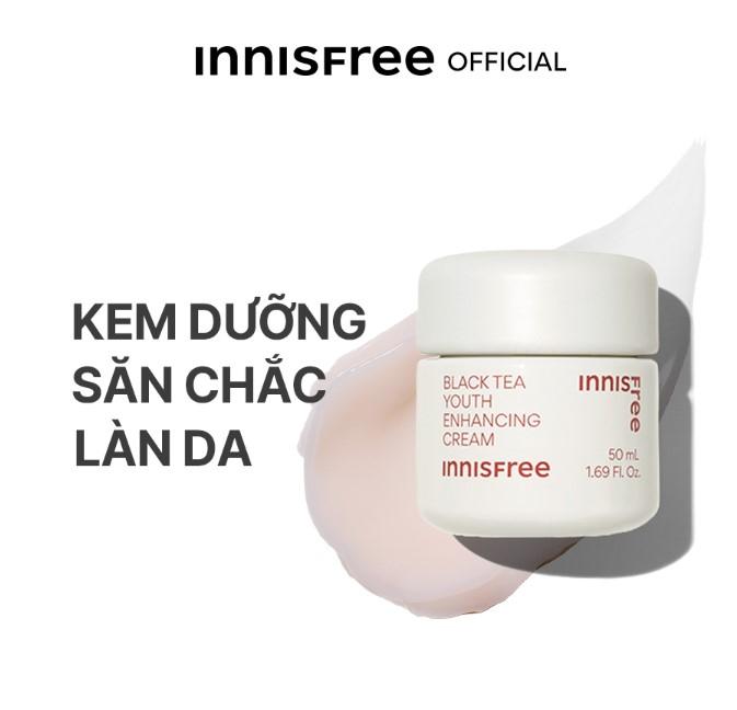 Kem dưỡng phục hồi, chống lão hóa cho da Innisfree Black Tea Youth Enhancing Cream