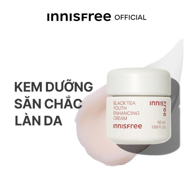 Kem dưỡng phục hồi da và chống lão hóa trà đen innisfree Black Tea Youth Enhancing Cream