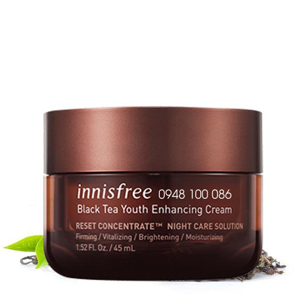 Kem dưỡng phục hồi da và chống lão hóa trà đen innisfree Black Tea Youth Enhancing Cream 45ml