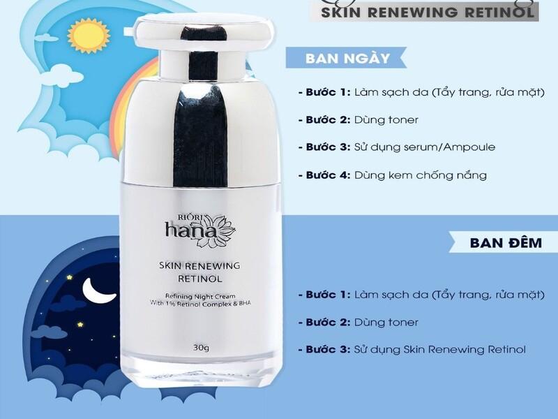 Kem dưỡng Retinol 1% và BHA - Riori Skin Renewing Retinol