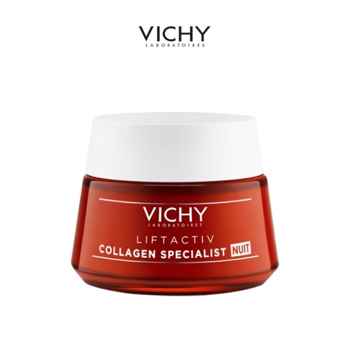 Kem dưỡng sáng da, mờ thâm nám Vichy Liftactiv Collagen Specialist Night