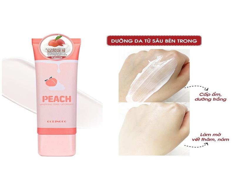 Kem đào dưỡng trắng da nâng tone Peach Hàn Quốc