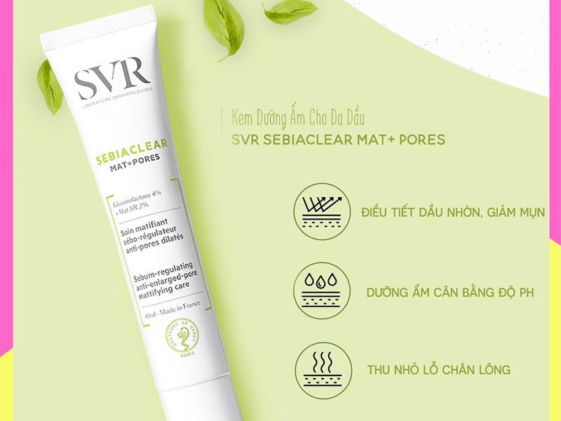 Kem dưỡng SVR Sebiaclear Active Gel