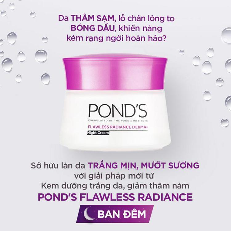 Kem dưỡng trắng cao cấp Pond's Flawless Radiance Derma+ Night Cream