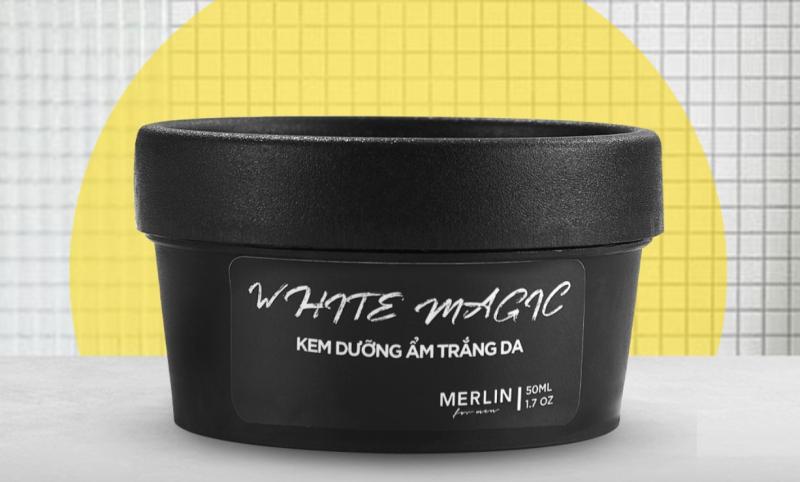 Kem dưỡng trắng da, cấp ẩm cho nam Merlin For Men Merlin White Magic