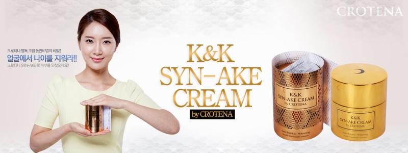 Kem dưỡng trắng da chống lão hoá ban đêm Crotena K&K Syn-Ake Cream