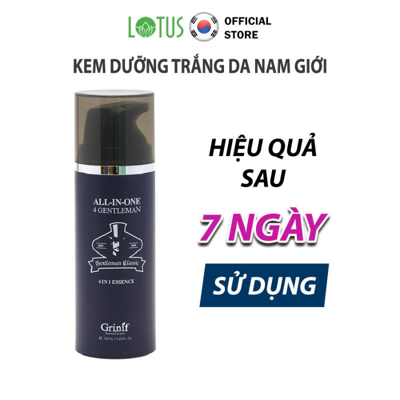 Kem dưỡng trắng da, chống lão hóa, dưỡng ẩm da, giảm thâm nám 4 trong 1 cho nam giới GRINIF All In One 4 Gentleman