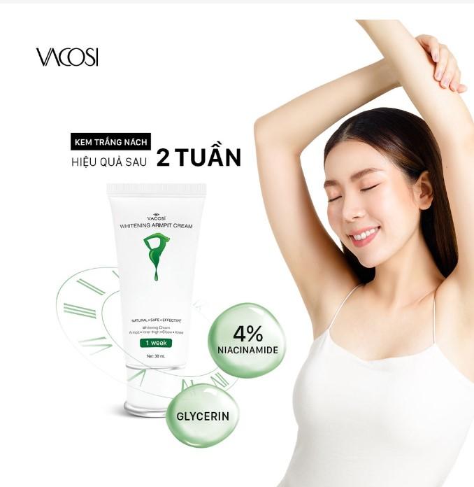 Kem dưỡng trắng da nách Vacosi Whitening Armpit Cream