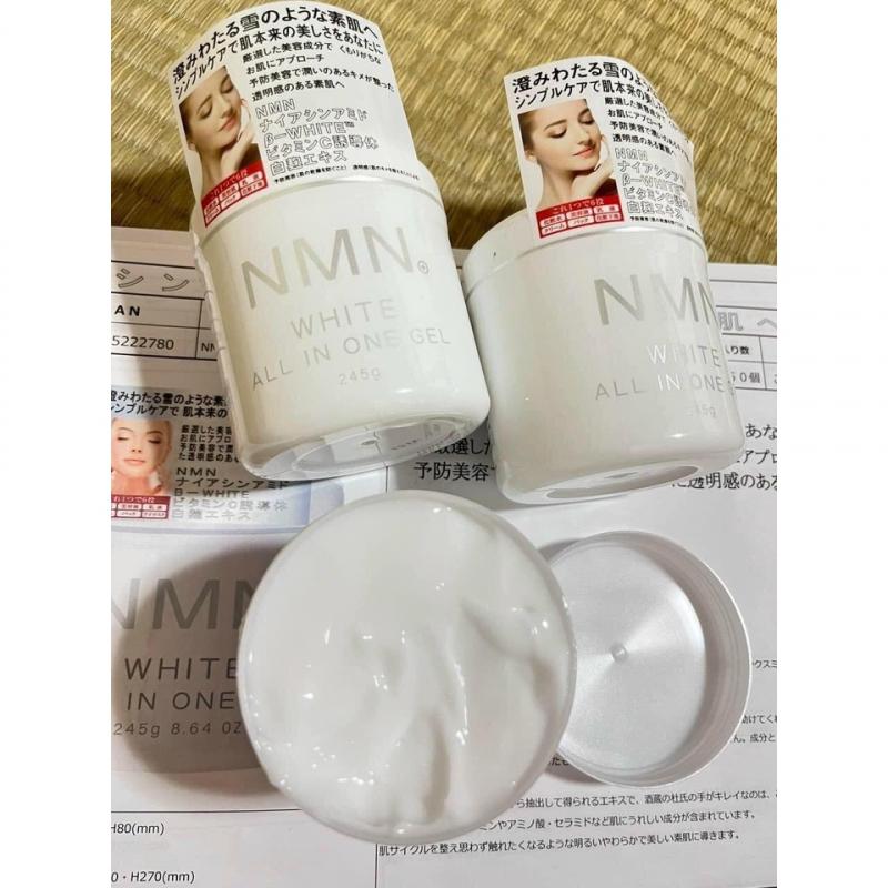 Kem dưỡng trắng da NMN White All In One Gel chống lão hóa Nhật Bản