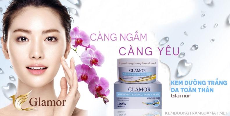 Kem dưỡng trắng da toàn thân Glamor – Whitening Renewal Body Cream