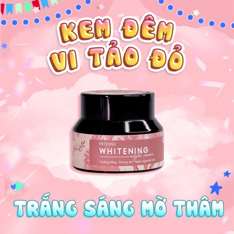 Kem dưỡng trắng da vi tảo đỏ cho bà bầu GUO