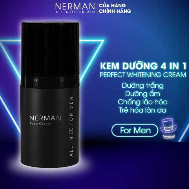 Kem dưỡng trắng, giảm thâm, mờ sẹo cho nam Nerman Perfect Whitening Cream